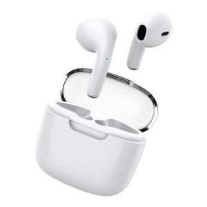 CELEBRAT earphones με θήκη φόρτισης W52, True Wireless, λευκά | Αξεσουάρ κινητών | elabstore.gr