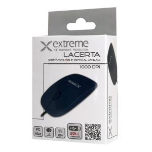 ESPERANZA ενσύρματο ποντίκι XM111K, οπτικό, 1000DPI, USB-C, μαύρο | Συνοδευτικά PC | elabstore.gr