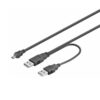 Καλώδιο USB 2.0x2 Male σε mini USB Male 5Pin 0.6M | Πληροφορικής | elabstore.gr