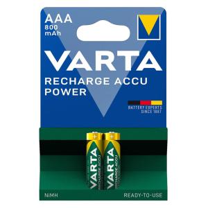 VARTA επαναφορτιζόμενες μπαταρίες λιθίου, AAA, 800mAh, 1.2V, 2τμχ | Μπαταρίες | elabstore.gr