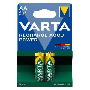 VARTA επαναφορτιζόμενες μπαταρίες λιθίου, AA, 2100mAh, 1.2V, 2τμχ | Μπαταρίες | elabstore.gr