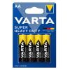 VARTA μπαταρίες Zinc Carbon Super Heavy Duty, AA/R6P, 1.5V, 4τμχ | Μπαταρίες | elabstore.gr