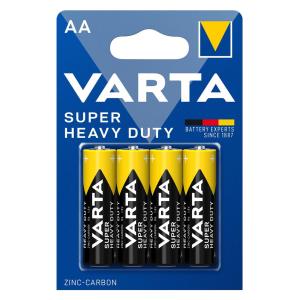 VARTA μπαταρίες Zinc Carbon Super Heavy Duty, AA/R6P, 1.5V, 4τμχ | Μπαταρίες | elabstore.gr