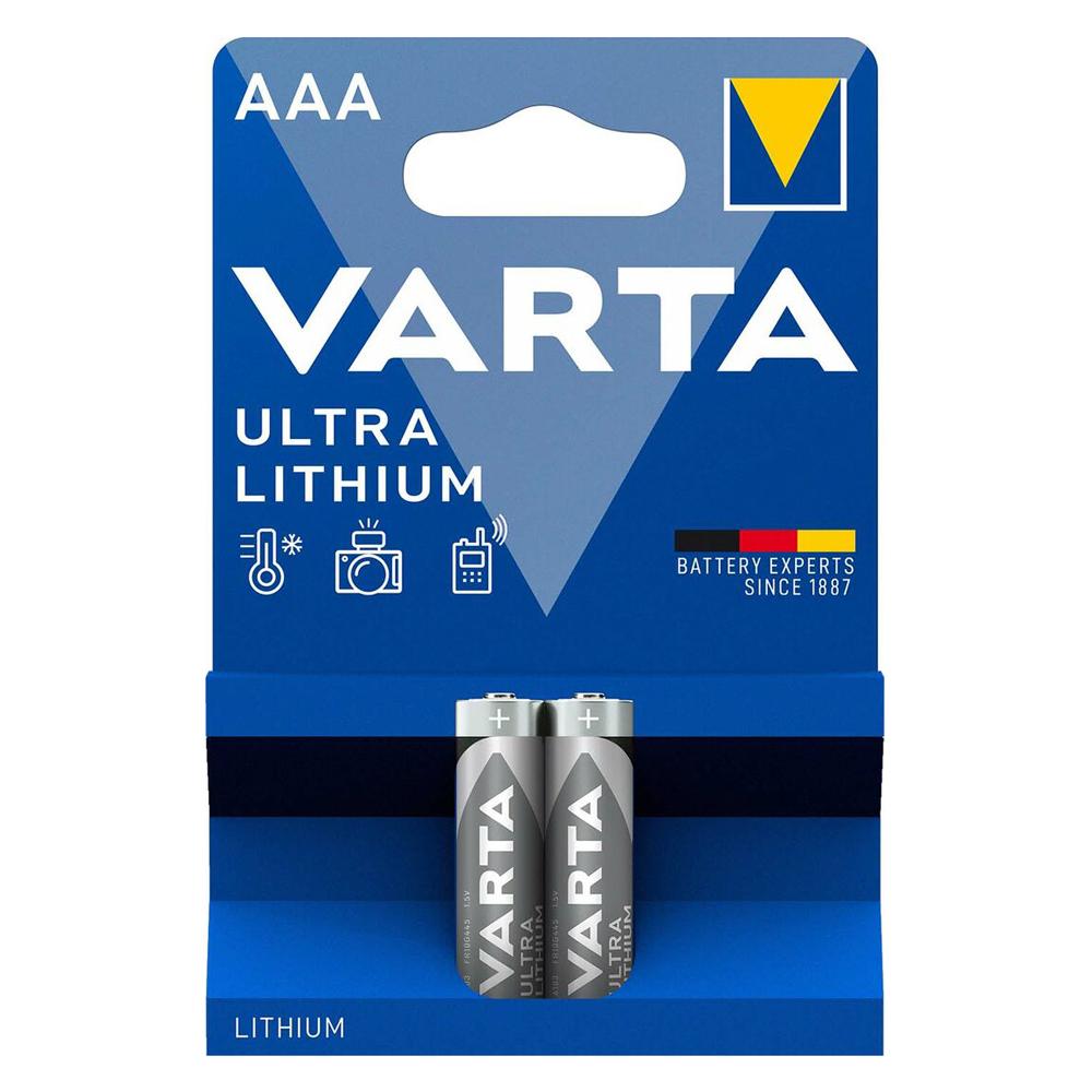 VARTA μπαταρίες λιθίου Ultra, AAA, 1.5V, 2τμχ | eLabstore.gr VARTA μπαταρίες λιθίου Ultra, AAA, 1.5V, 2τμχ | Μπαταρίες | elabstore.gr