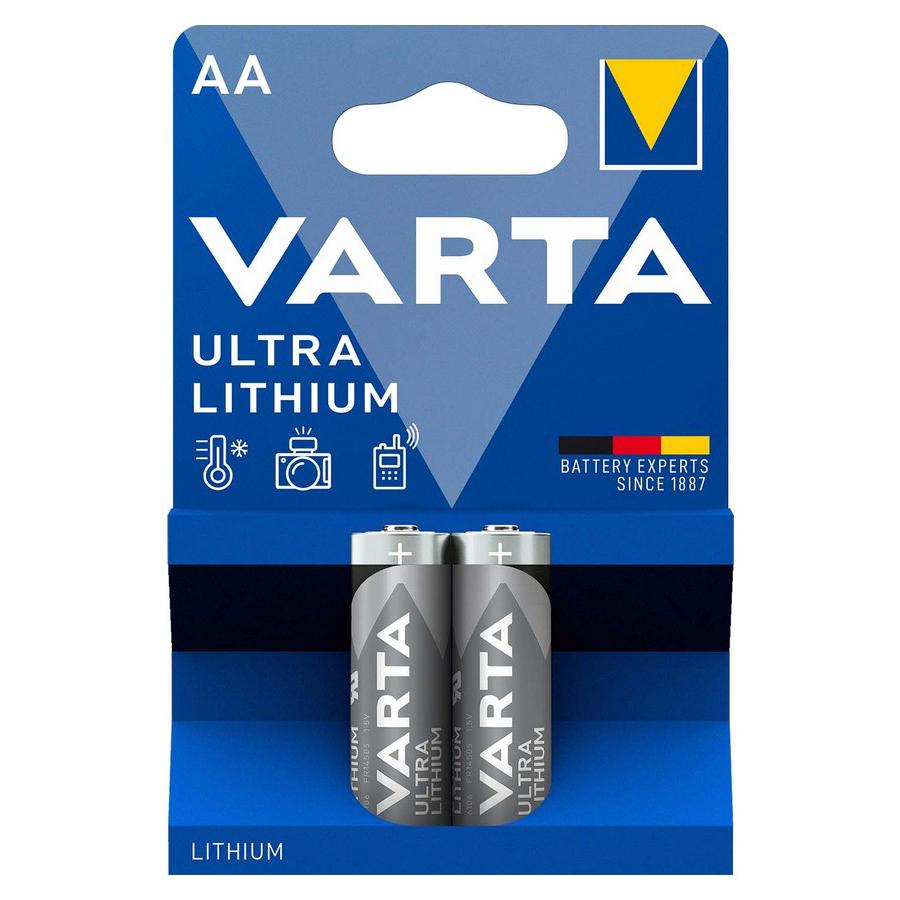 VARTA μπαταρίες λιθίου Ultra, AA, 1.5V, 2τμχ | eLabstore.gr VARTA μπαταρίες λιθίου Ultra, AA, 1.5V, 2τμχ | Μπαταρίες | elabstore.gr