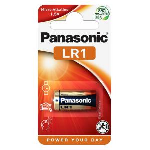 PANASONIC αλκαλική μπαταρία, Lady/LR1, 1.5V, 1τμχ | Μπαταρίες | elabstore.gr