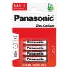 PANASONIC μπαταρίες Zinc Carbon, AAA/R03, 1.5V, 4τμχ | Μπαταρίες | elabstore.gr