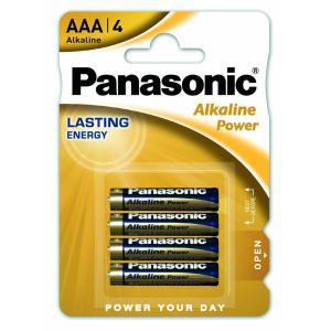 PANASONIC αλκαλικές μπαταρίες Alkaline Power, AAA/LR03, 1.5V, 4τμχ | Μπαταρίες | elabstore.gr