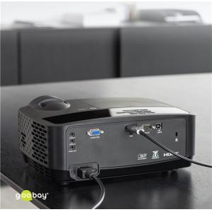 GOOBAY καλώδιο HDMI 2.1 65560 με Ethernet, 8K/60Hz, 48 Gbps, 30m, μαύρο | Καλώδια - Αντάπτορες | elabstore.gr