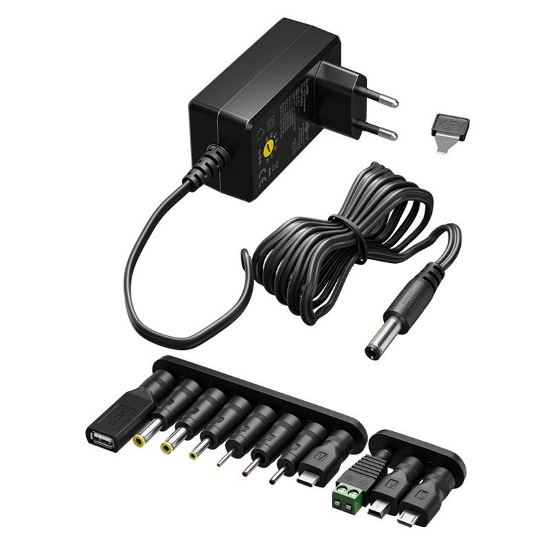 GOOBAY επιτοίχιος φορτιστής 65592, 3V-12V, 3.6W, 12 tips | eLabstore.gr GOOBAY επιτοίχιος φορτιστής 65592, 3V-12V, 3.6W, 12 tips | Τροφοδοσία Ρεύματος | elabstore.gr