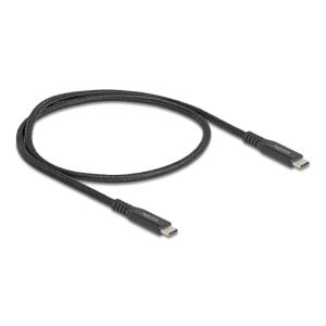 DELOCK καλώδιο USB-C 80023, 100W, 20 Gbps, 0.5m, USB4, E-Marker, μαύρο | eLabstore.gr DELOCK καλώδιο USB-C 80023, 100W, 20 Gbps, 0.5m, USB4, E-Marker, μαύρο | Καλώδια - Αντάπτορες | elabstore.gr