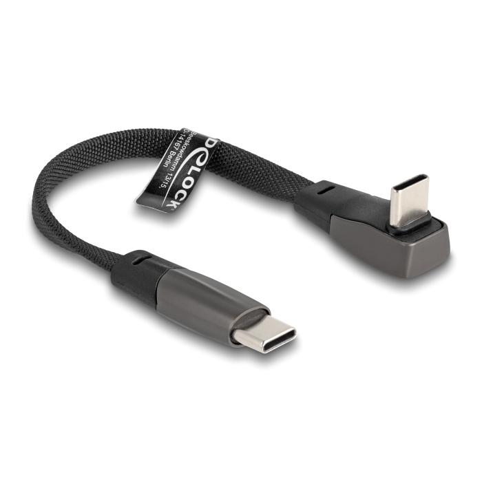 DELOCK καλώδιο USB-C 80750, 60W, flat, γωνιακό, 480 Mbps, 14cm, μαύρο | eLabstore.gr DELOCK καλώδιο USB-C 80750, 60W, flat, γωνιακό, 480 Mbps, 14cm, μαύρο | Καλώδια - Αντάπτορες | elabstore.gr