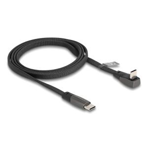 DELOCK καλώδιο USB-C 80751, 60W, flat, γωνιακό, 480 Mbps, 1m, μαύρο | eLabstore.gr DELOCK καλώδιο USB-C 80751, 60W, flat, γωνιακό, 480 Mbps, 1m, μαύρο | Καλώδια - Αντάπτορες | elabstore.gr