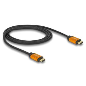 DELOCK καλώδιο HDMI 85727, 8K/60Hz, 48 Gbps, eARC, HDR, 1m, μαύρο | Καλώδια - Αντάπτορες | elabstore.gr