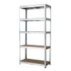 HOME USE μεταλλική ραφιέρα HUH-0177 με 5 ράφια, 90x40x180cm, γαλβανιζέ | Οικιακός εξοπλισμός | elabstore.gr