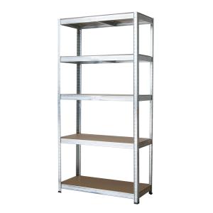 HOME USE μεταλλική ραφιέρα HUH-0177 με 5 ράφια, 90x40x180cm, γαλβανιζέ | Οικιακός εξοπλισμός | elabstore.gr