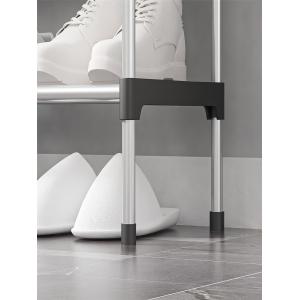HOME USE παπουτσοθήκη HUH-0181, 5 ράφια, 60x30x95cm, μαύρη-ασημί | Οικιακός εξοπλισμός | elabstore.gr