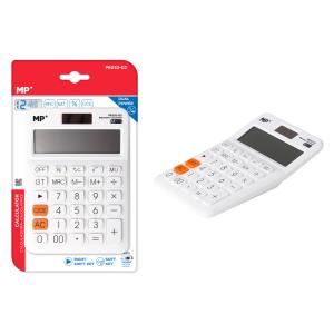 MP αριθμομηχανή PE032-01, ηλιακό & μπαταρίες, 12 ψηφία, λευκή | Αναλώσιμα - Είδη Γραφείου | elabstore.gr