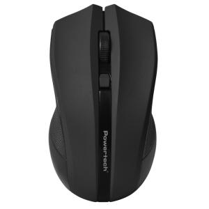 POWERTECH ασύρματο ποντίκι PT-1166, USB δέκτης, 1600DPI, μαύρο | Συνοδευτικά PC | elabstore.gr