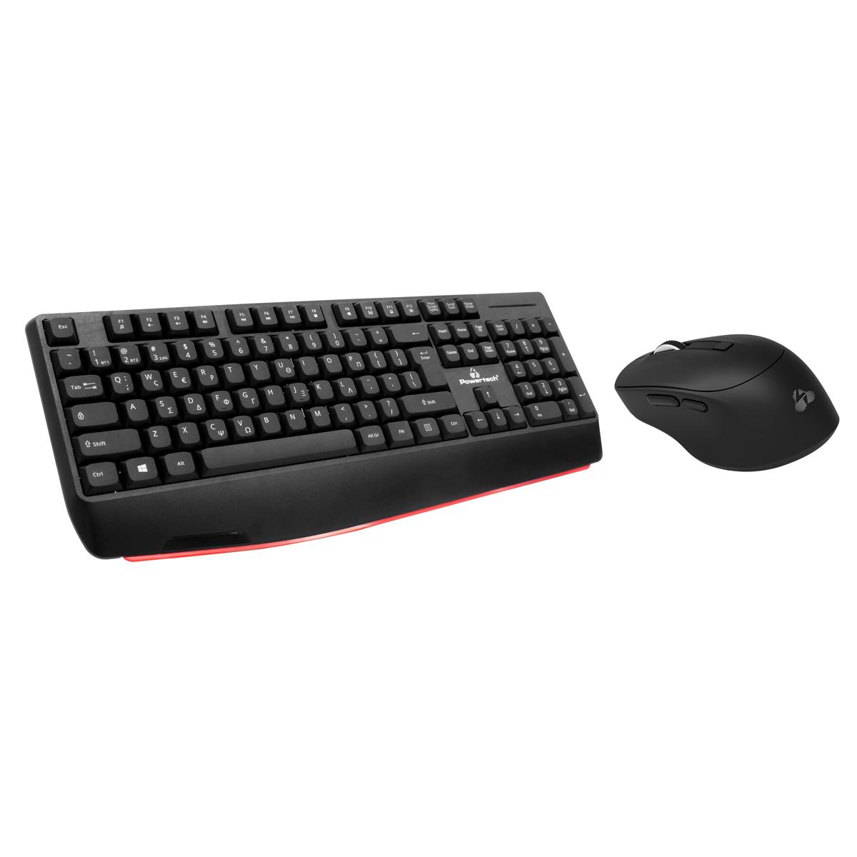 POWERTECH set ποντίκι & πληκτρολόγιο PT-1167, 2.4GHz & Bluetooth, μαύρο | eLabstore.gr POWERTECH set ποντίκι & πληκτρολόγιο PT-1167, 2.4GHz & Bluetooth, μαύρο | Συνοδευτικά PC | elabstore.gr