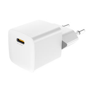 POWERTECH φορτιστής τοίχου PT-1223, USB-C, 20W, λευκός | Αξεσουάρ κινητών | elabstore.gr