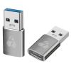POWERTECH αντάπτορας USB 3.0 σε USB-C PTR-0147, 10 Gbps, 60W, γκρι | eLabstore.gr POWERTECH αντάπτορας USB 3.0 σε USB-C PTR-0147, 10 Gbps, 60W, γκρι | Καλώδια - Αντάπτορες | elabstore.gr