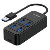 POWERTECH USB hub PTR-0153, 4x θυρών, 5 Gbps, USB σύνδεση, μαύρο | Συνοδευτικά PC | elabstore.gr