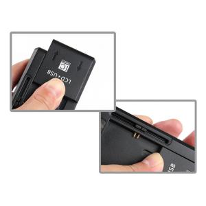 POWERTECH φορτιστής μπαταρίας κινητών QC64 με οθόνη, USB, μαύρος | Αξεσουάρ κινητών | elabstore.gr