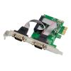 POWERTECH κάρτα επέκτασης PCIe σε 2x RS232 ST37, 115.2Kbps | PC & Αναβάθμιση | elabstore.gr