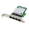 POWERTECH κάρτα επέκτασης PCIe σε 4x RJ45 ST7387, 1000Mbps | Δικτυακά | elabstore.gr