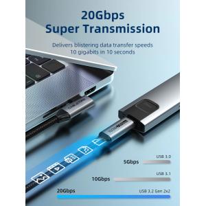 CABLETIME καλώδιο USB-C CT-CMCML-AG1, γωνιακό, 100W 20Gbps 4K, 1m, μαύρο | eLabstore.gr CABLETIME καλώδιο USB-C CT-CMCML-AG1, γωνιακό, 100W 20Gbps 4K, 1m, μαύρο | Καλώδια - Αντάπτορες | elabstore.gr