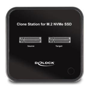 DELOCK docking station 64177, clone function, 2x M.2 NVMe 10 Gbps, μαύρο | eLabstore.gr DELOCK docking station 64177, clone function, 2x M.2 NVMe 10 Gbps, μαύρο | Συνοδευτικά PC | elabstore.gr