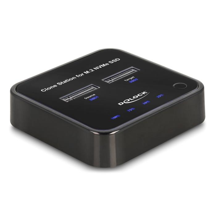 DELOCK docking station 64177, clone function, 2x M.2 NVMe 10 Gbps, μαύρο | eLabstore.gr DELOCK docking station 64177, clone function, 2x M.2 NVMe 10 Gbps, μαύρο | Συνοδευτικά PC | elabstore.gr