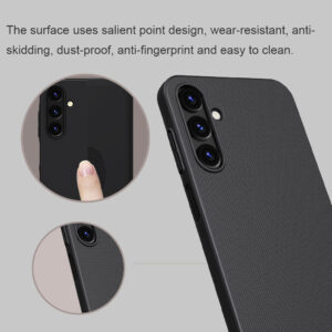NILLKIN θήκη Super Frosted Shield για Samsung Galaxy A15 5G, μαύρη | Αξεσουάρ κινητών | elabstore.gr