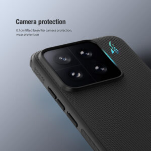 NILLKIN θήκη Super Frosted Shield Pro για Xiaomi 14, μαύρη | Αξεσουάρ κινητών | elabstore.gr