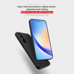 NILLKIN θήκη Super Frosted Shield για Samsung Galaxy A35, κόκκινη | Αξεσουάρ κινητών | elabstore.gr
