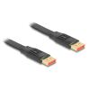 DELOCK καλώδιο DisplayPort 81006, flat, 8K/60Hz 32.4 Gbps HDR, 2m, μαύρο | Καλώδια - Αντάπτορες | elabstore.gr