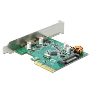DELOCK κάρτα επέκτασης PCI Express x4 σε 2x USB-C 90397, 10 Gbps | PC & Αναβάθμιση | elabstore.gr