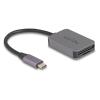 DELOCK card reader 91009 για SD & micro SD, USB-C, 5 Gbps, γκρι | Συνοδευτικά PC | elabstore.gr