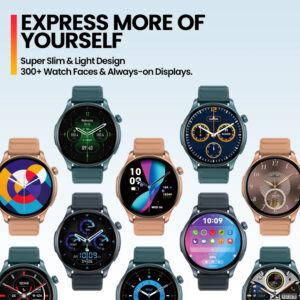 ZEBLAZE smartwatch Btalk 3 Pro, heart rate, 1.43" AMOLED, γκρι | eLabstore.gr