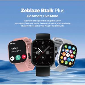 ZEBLAZE smartwatch Btalk Plus, heart rate, 2.03" IPS, IP68, μαύρο | Mobile Συσκευές | elabstore.gr
