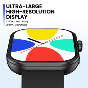 ZEBLAZE smartwatch Btalk Plus, heart rate, 2.03" IPS, IP68, μαύρο | Mobile Συσκευές | elabstore.gr