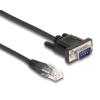 POWERTECH καλώδιο serial RS-232 σε RJ45 CAB-G040, 30cm, μαύρο | Καλώδια - Αντάπτορες | elabstore.gr
