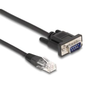 POWERTECH καλώδιο serial RS-232 σε RJ45 CAB-G040, 30cm, μαύρο | Καλώδια - Αντάπτορες | elabstore.gr