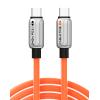 CABLETIME καλώδιο USB-C CT-CM240-ZSO1, 240W, 480Mbps, 1m, πορτοκαλί | Καλώδια - Αντάπτορες | elabstore.gr