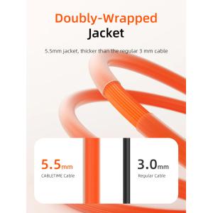 CABLETIME καλώδιο USB-C CT-CM240-ZSO1, 240W, 480Mbps, 1m, πορτοκαλί | eLabstore.gr CABLETIME καλώδιο USB-C CT-CM240-ZSO1, 240W, 480Mbps, 1m, πορτοκαλί | Καλώδια - Αντάπτορες | elabstore.gr