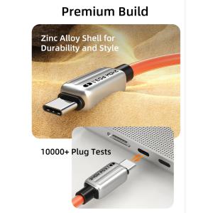CABLETIME καλώδιο USB-C CT-CM240-ZSO1, 240W, 480Mbps, 1m, πορτοκαλί | eLabstore.gr CABLETIME καλώδιο USB-C CT-CM240-ZSO1, 240W, 480Mbps, 1m, πορτοκαλί | Καλώδια - Αντάπτορες | elabstore.gr