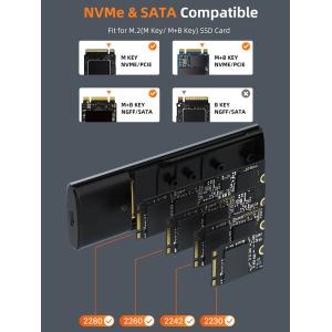 CABLETIME θήκη για M.2 NVMe/SATA SSD CT-SSD03-AG tool free, 10Gbps, γκρι | eLabstore.gr CABLETIME θήκη για M.2 NVMe/SATA SSD CT-SSD03-AG tool free, 10Gbps, γκρι | Συνοδευτικά PC | elabstore.gr