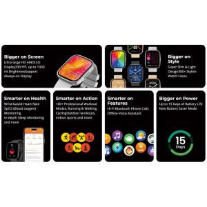 ZEBLAZE smartwatch GTS 3 Plus, heart rate, 2.15" AMOLED, IP68, μαύρο | Mobile Συσκευές | elabstore.gr