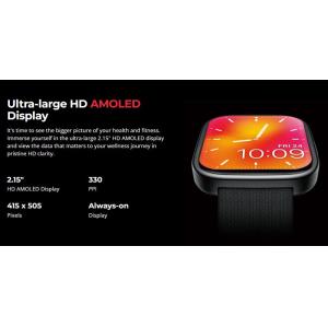 ZEBLAZE smartwatch GTS 3 Plus, heart rate, 2.15" AMOLED, IP68, μαύρο | Mobile Συσκευές | elabstore.gr